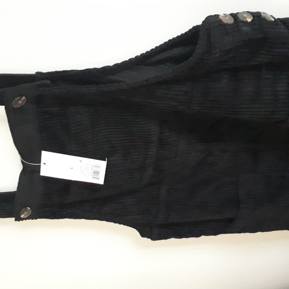 Wild Fable Black Corduroy Dress Overalls/New - Picture 4 of 10